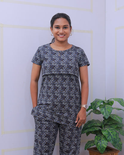 Zulekha | Zipless Feeding Pant Set