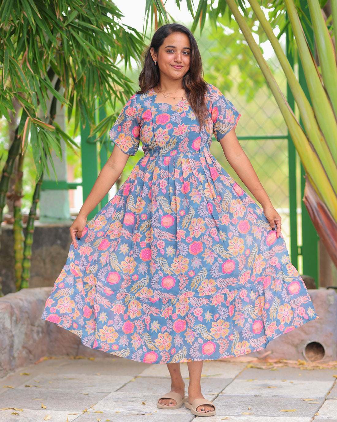 Cavery | Maternity Maxi with Full Lining [Double Side Zips] - DISPATCH DATE_SEP-20