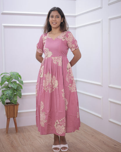 Thanvi | Maternity Maxi [Double Side Zips]