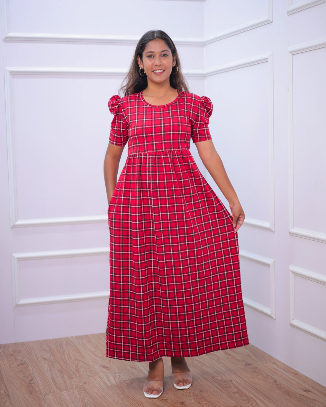 Avanti | Casual Non-Maternity Loungewear - Puff Sleeve | Full Length