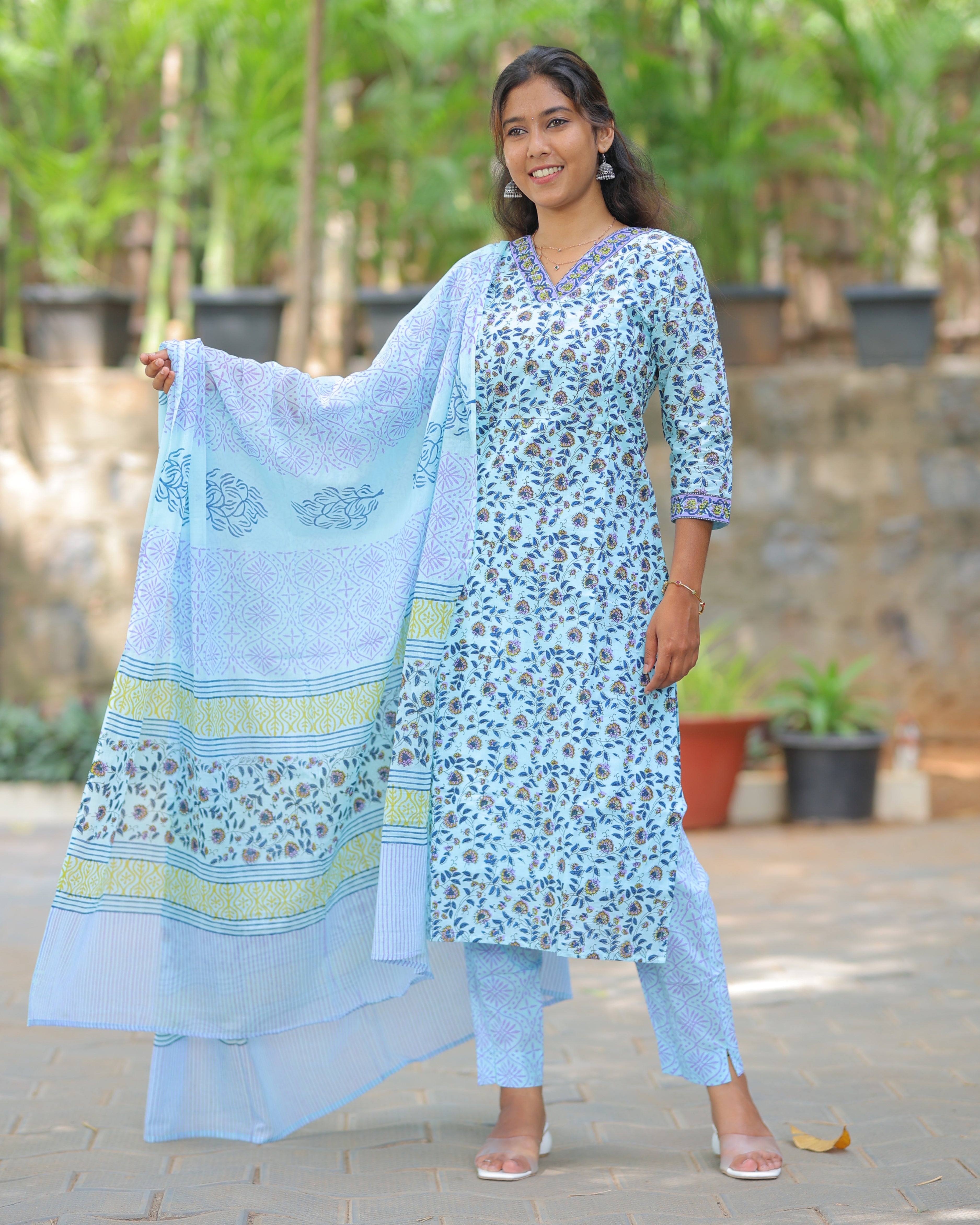 Niraiya | Maternity Kurti with Lining [TOP + PANT + DUPATTA]