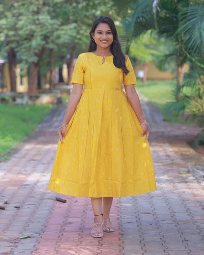 Pastel Yellow | Maternity Kurti with Lining