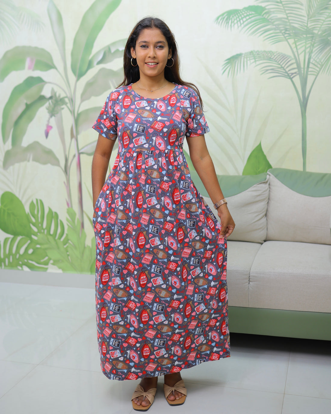 Rayya | Casual Non-Maternity Loungewear - Normal Sleeve | Full Length