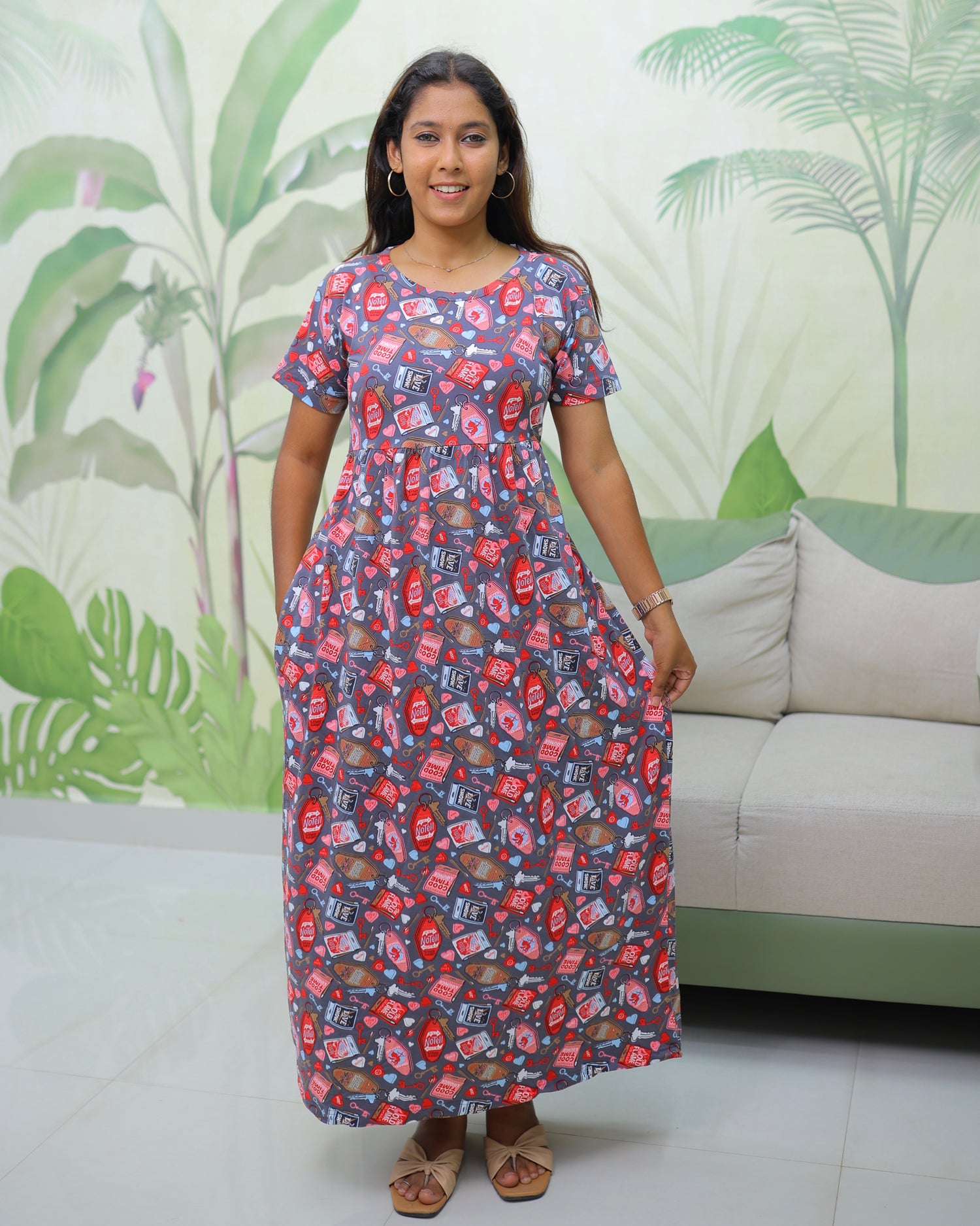 Rayya | Casual Non-Maternity Loungewear - Normal Sleeve | Full Length