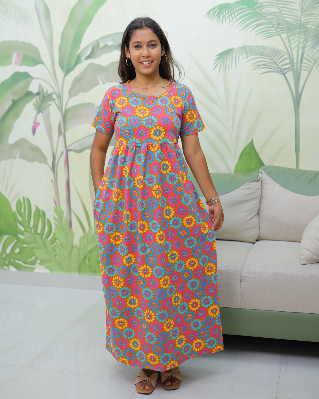 Srinidhi | Casual Non-Maternity Loungewear - Normal Sleeve | Full Length