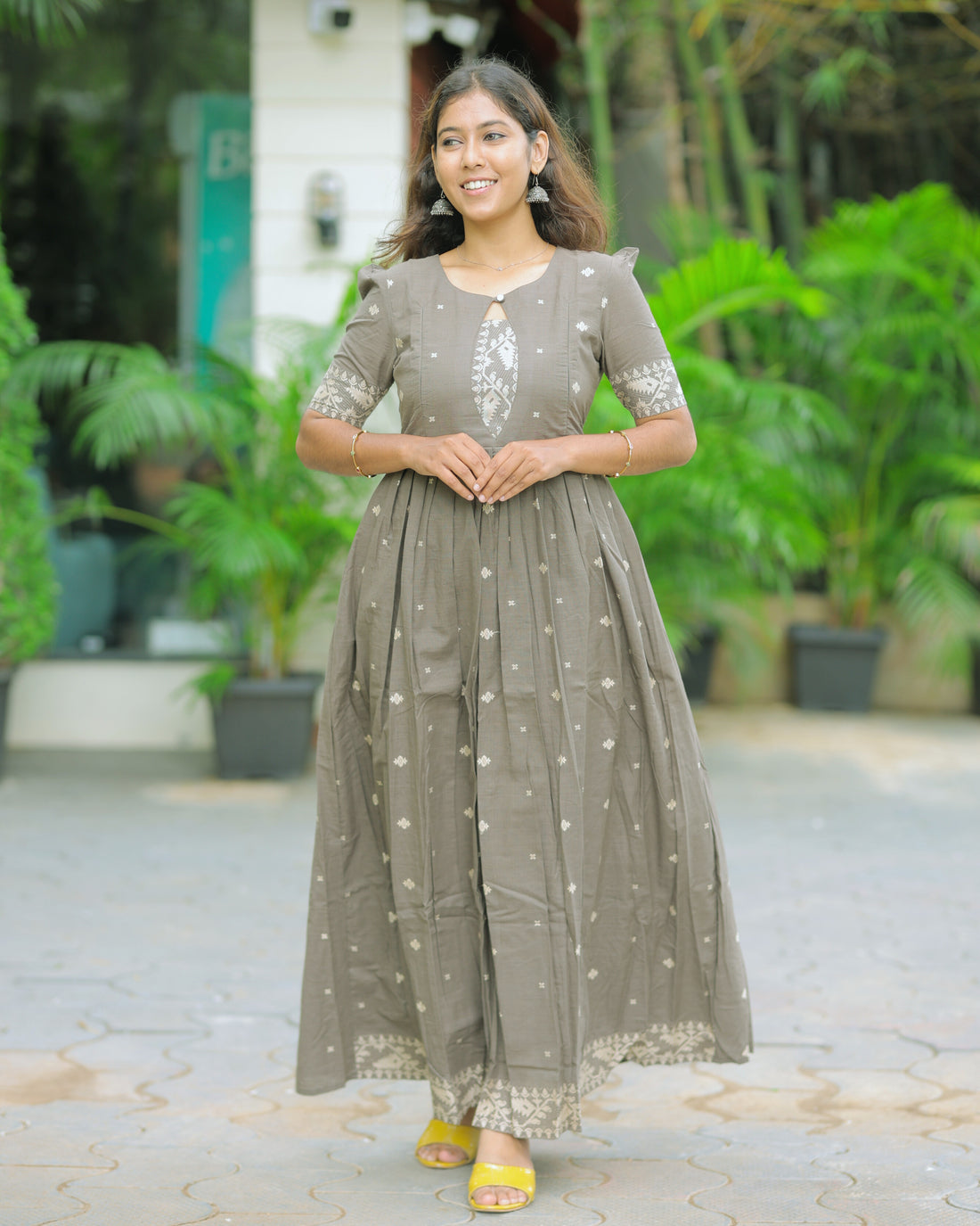 Poonguzhali_V3 Maxi with Lining [Double Side Zips]