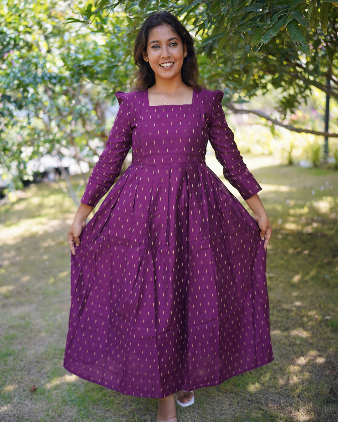 MagilMathi_V2 | Maternity Maxi with Full Lining [Double Side Zips]