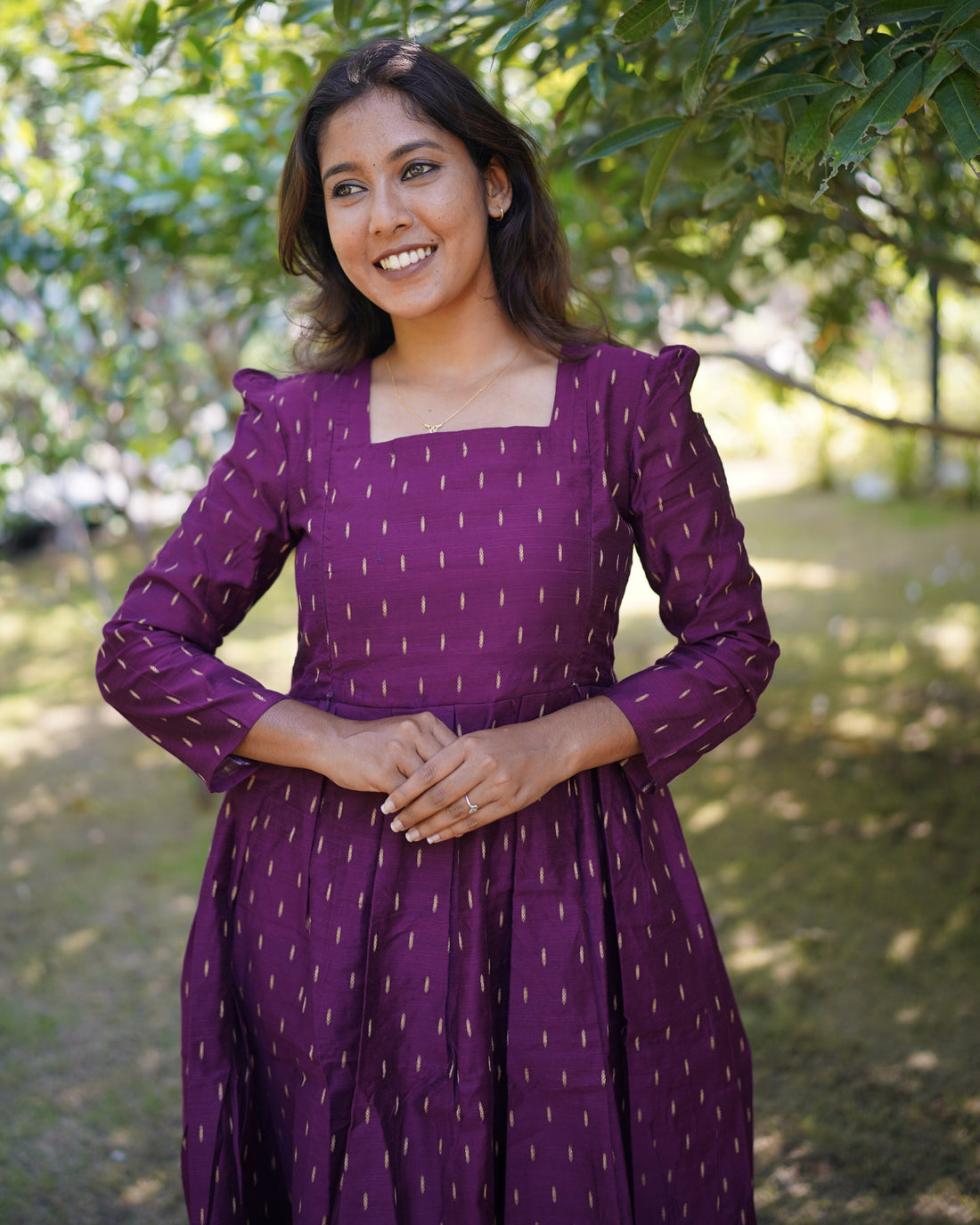 MagilMathi_V2 | Maternity Maxi with Full Lining [Double Side Zips]