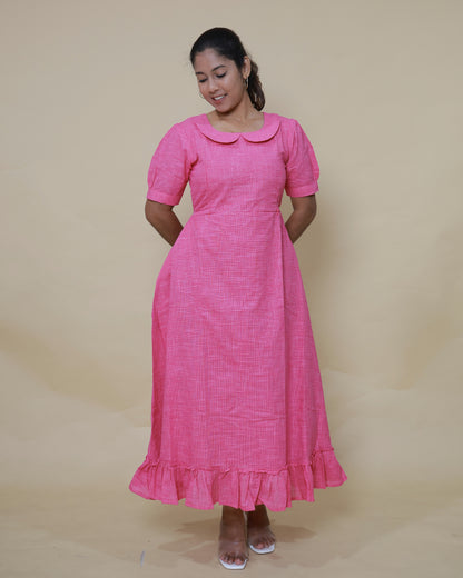 Pinky Loom | Maternity Maxi with Full Lining [Double Side Zips]