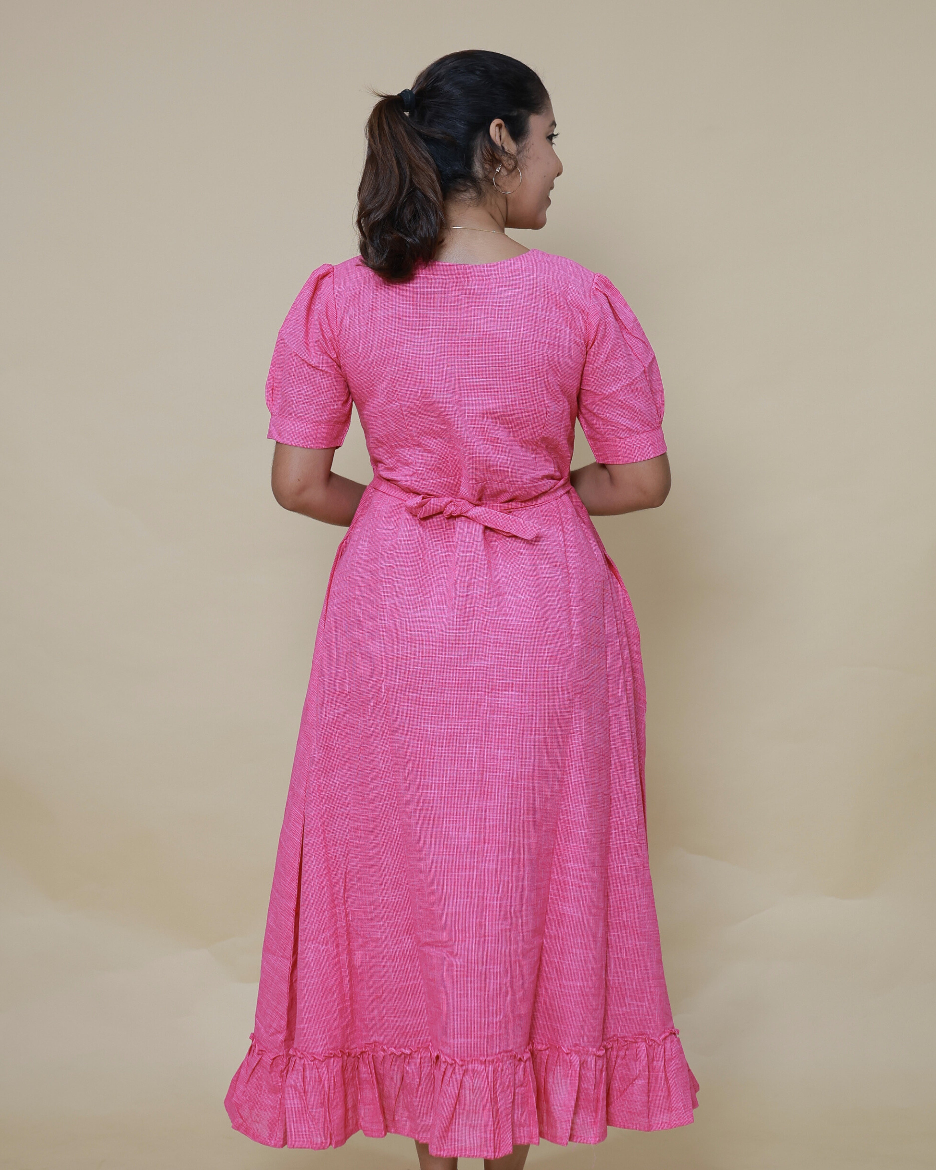 Pinky Loom | Maternity Maxi with Full Lining [Double Side Zips]