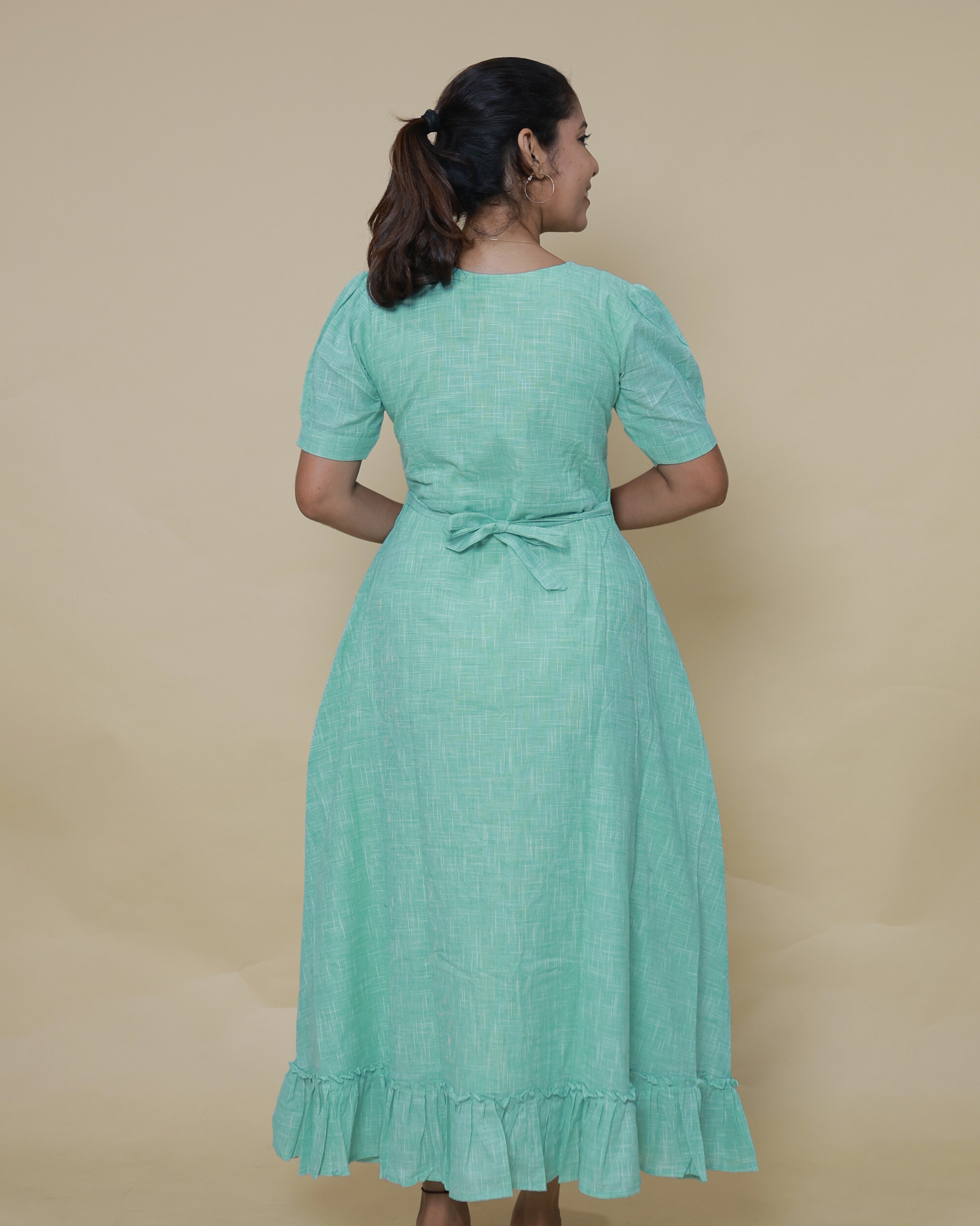 Cloudy Loom | Maternity Maxi with Full Lining [Double Side Zips]