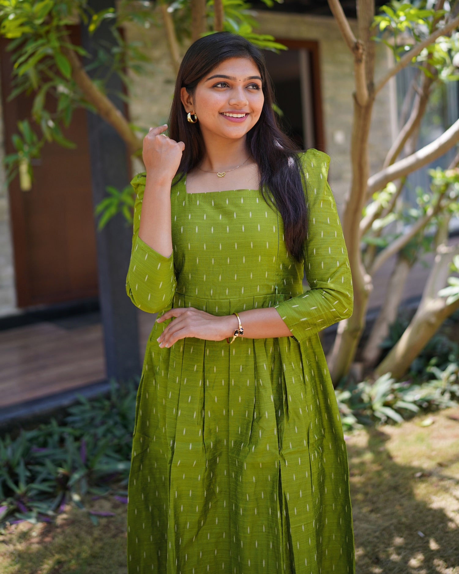 MagilMathi_V1 | Maternity Maxi with Full Lining [Double Side Zips]