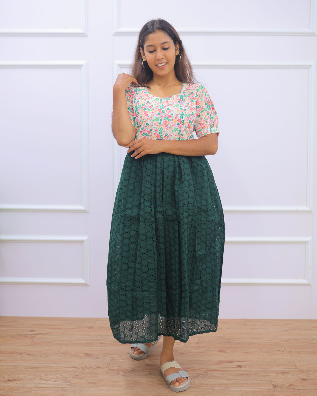 Yara V1  | Maternity Maxi with Full Lining [Center Zip]