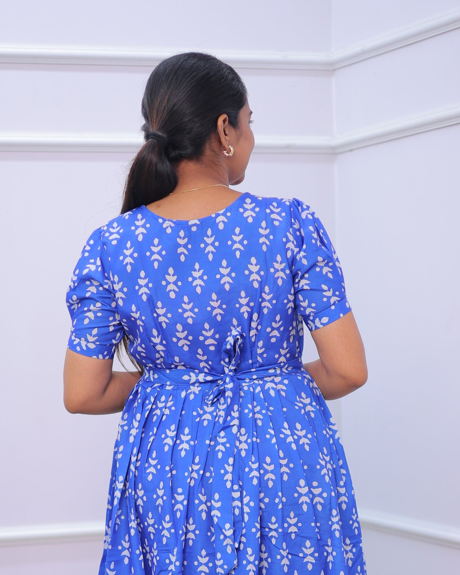 Indigo | Maternity Maxi [Double Side Zips]
