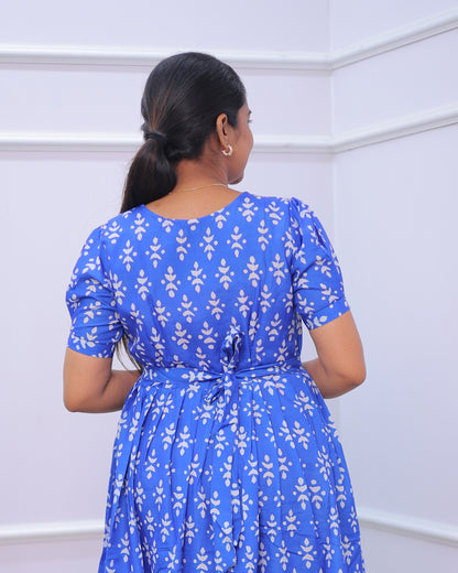 Indigo | Maternity Maxi [Double Side Zips]