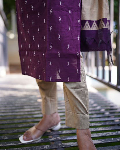 Vasuki | Maternity Kurti with Lining [TOP + PANT + DUPATTA] - Only S Available