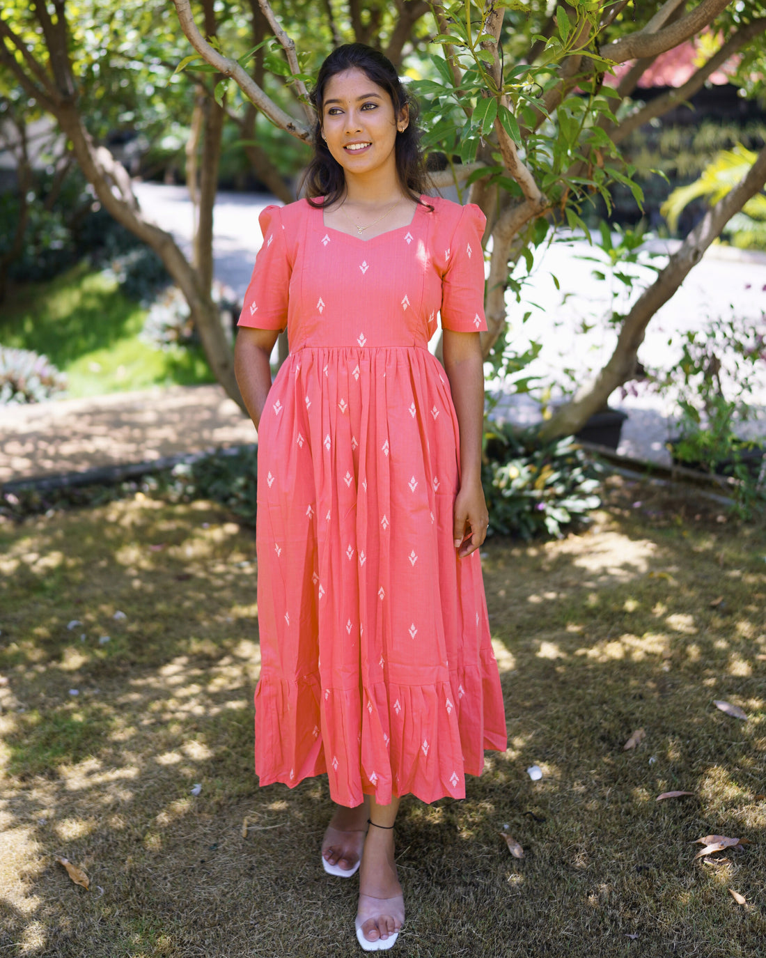 Peach Loom | Maternity Maxi with Full Lining [Double Side Zips]