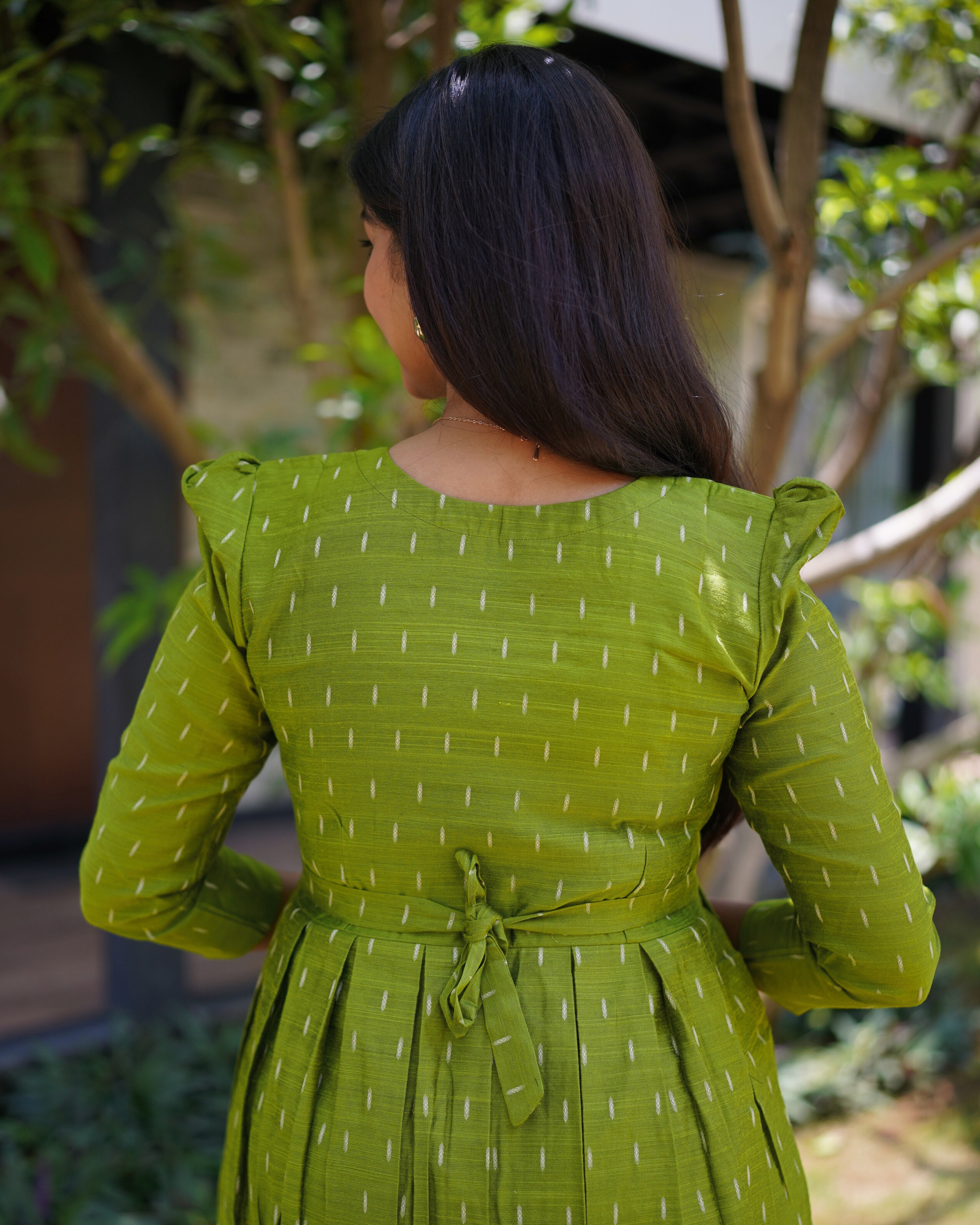 MagilMathi_V1 | Maternity Maxi with Full Lining [Double Side Zips]