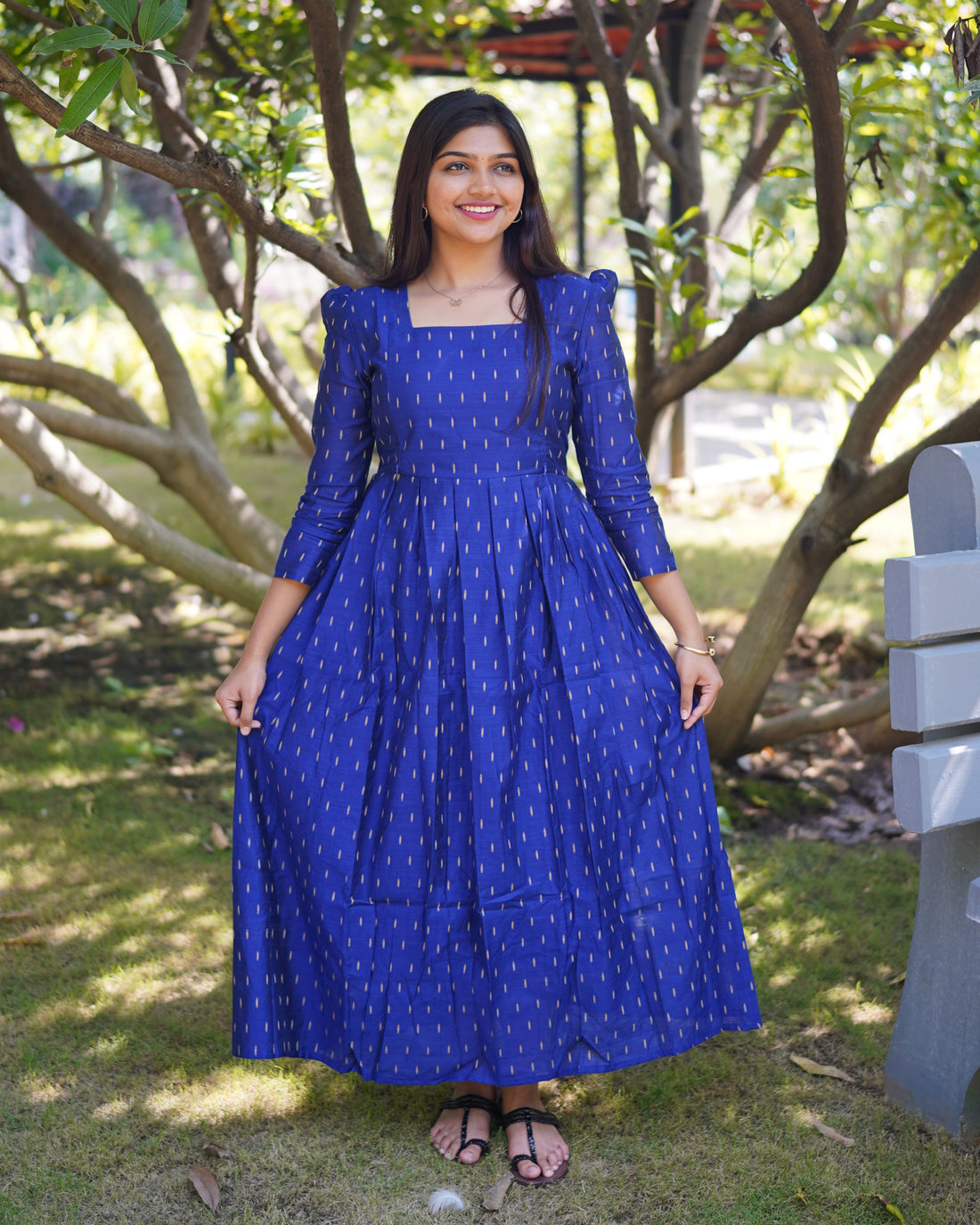 MagilMathi_V3 | Maternity Maxi with Full Lining [Double Side Zips]