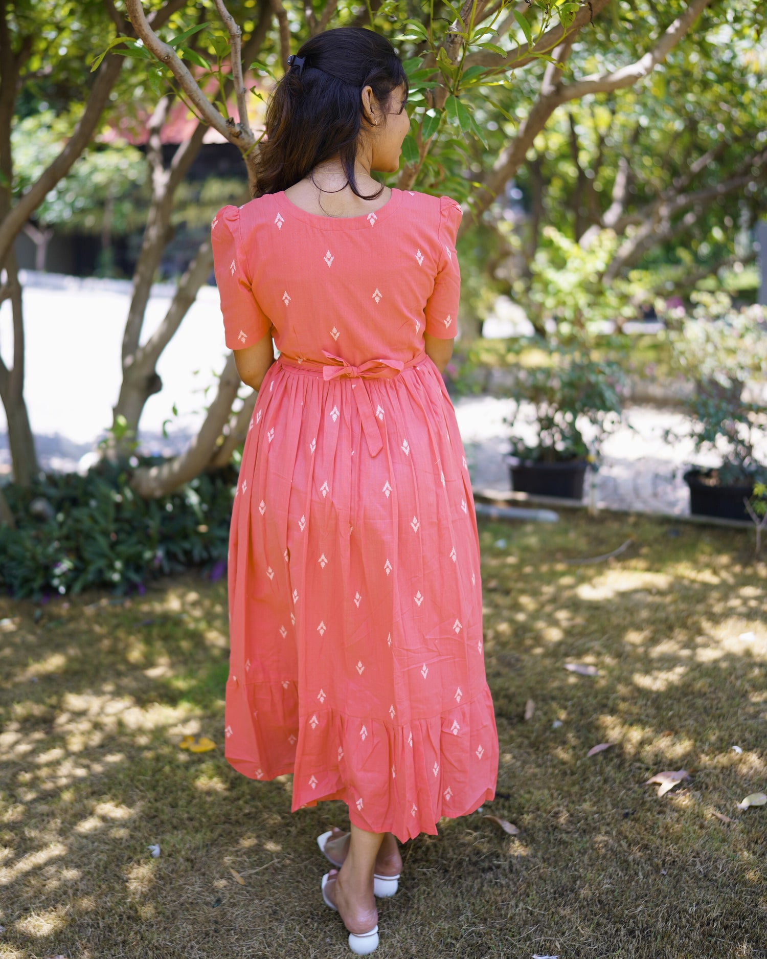 Peach Loom | Maternity Maxi with Full Lining [Double Side Zips]
