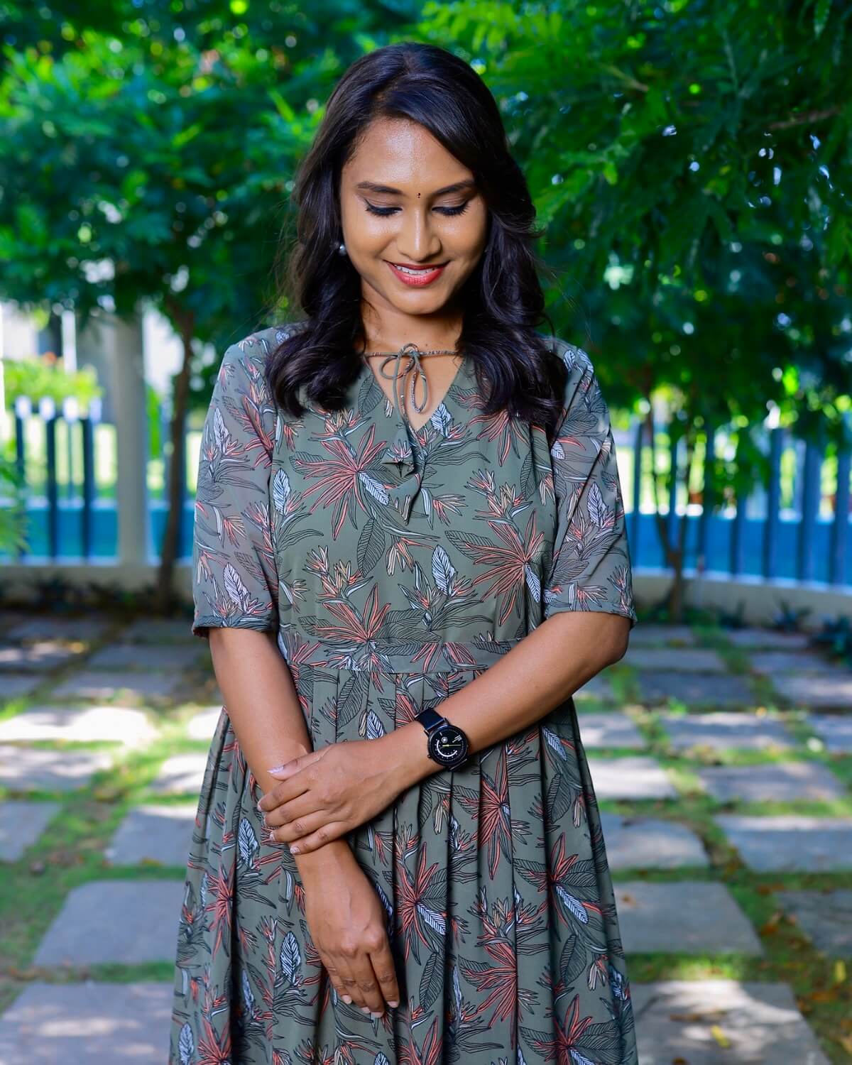 Disha | Non-Maternity Georgette Kurti with Lining