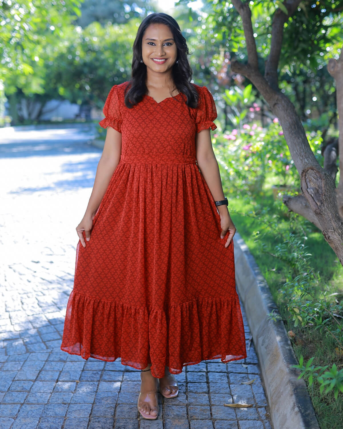 Siya | Non-Maternity Georgette Kurti with Lining