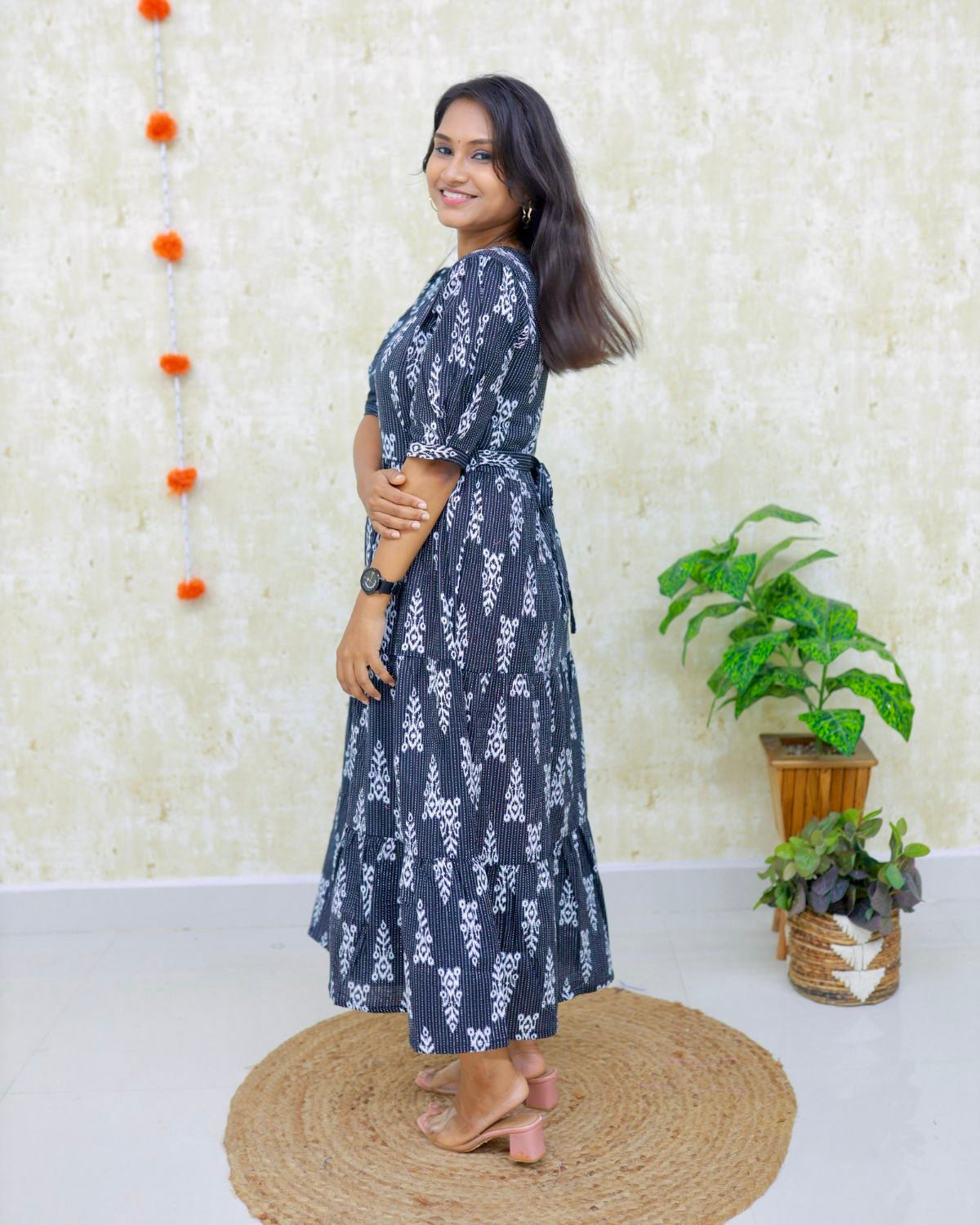 Iniya | Maternity Katha Cotton Kurti