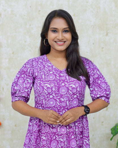 Oviyam | Maternity Katha Cotton Kurti