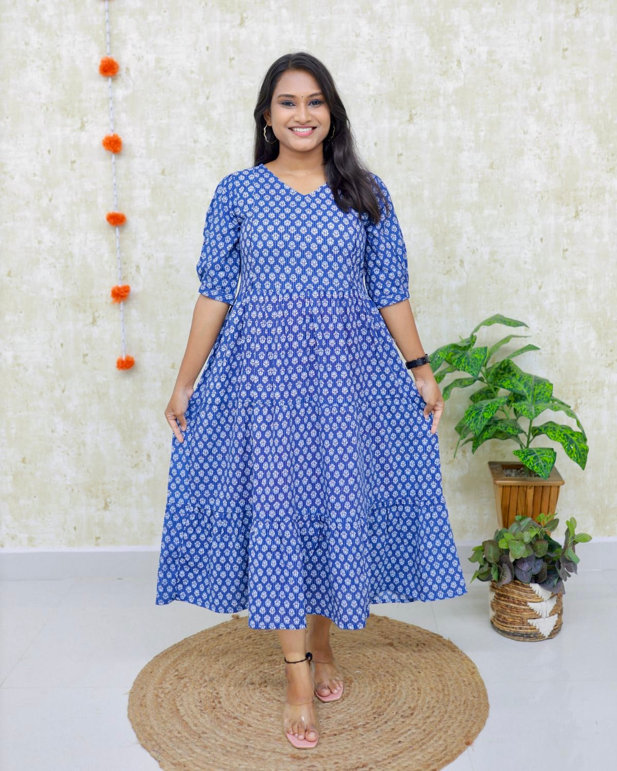 Navya | Maternity Katha Cotton Kurti