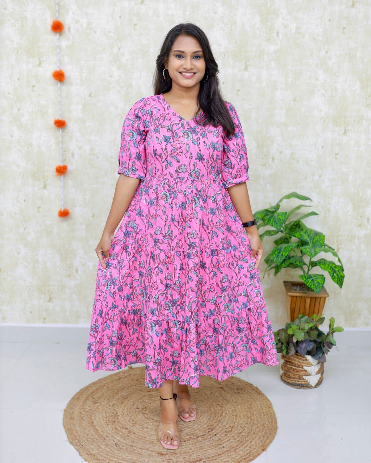 Anjali | Maternity Katha Cotton Kurti