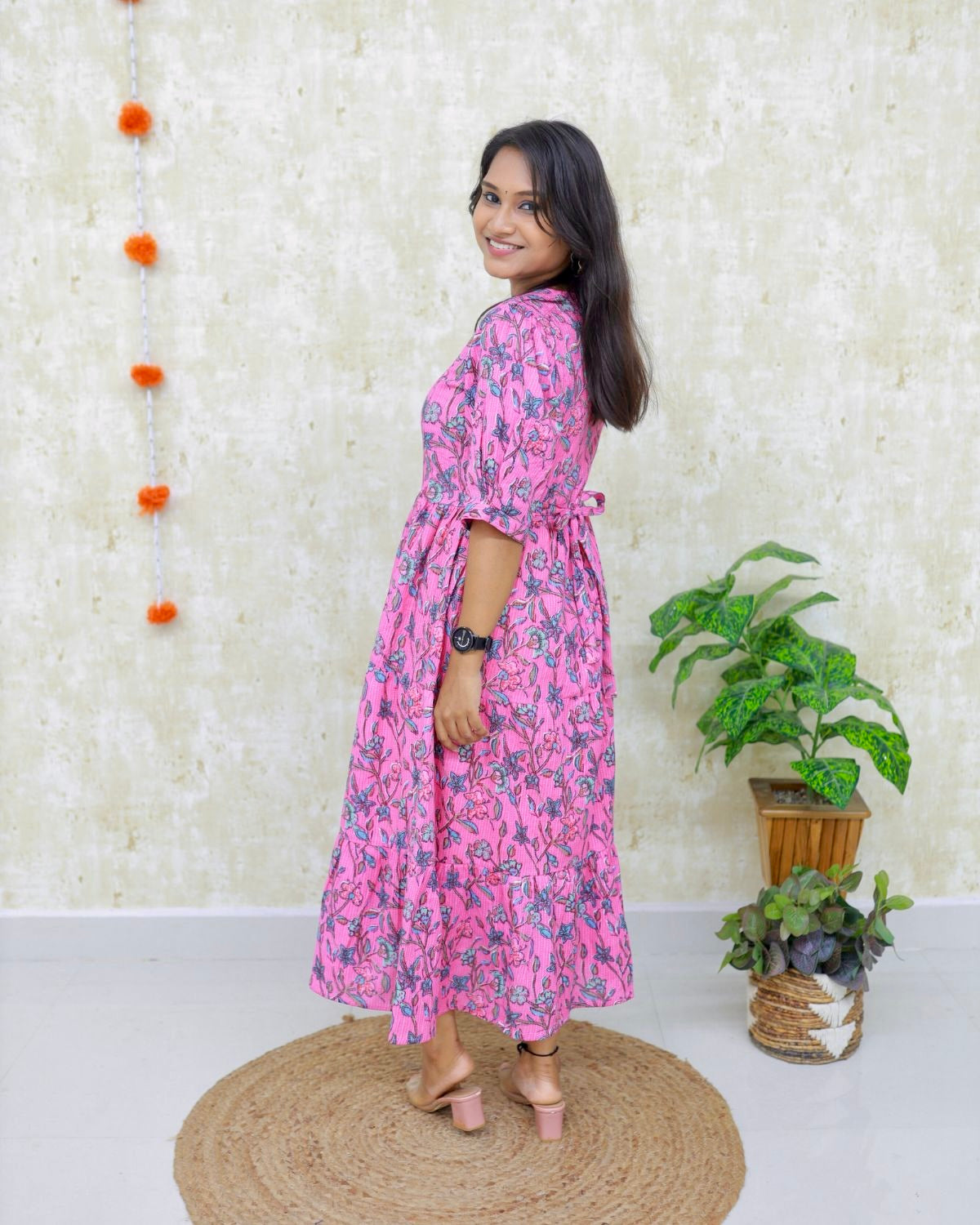 Anjali | Maternity Katha Cotton Kurti