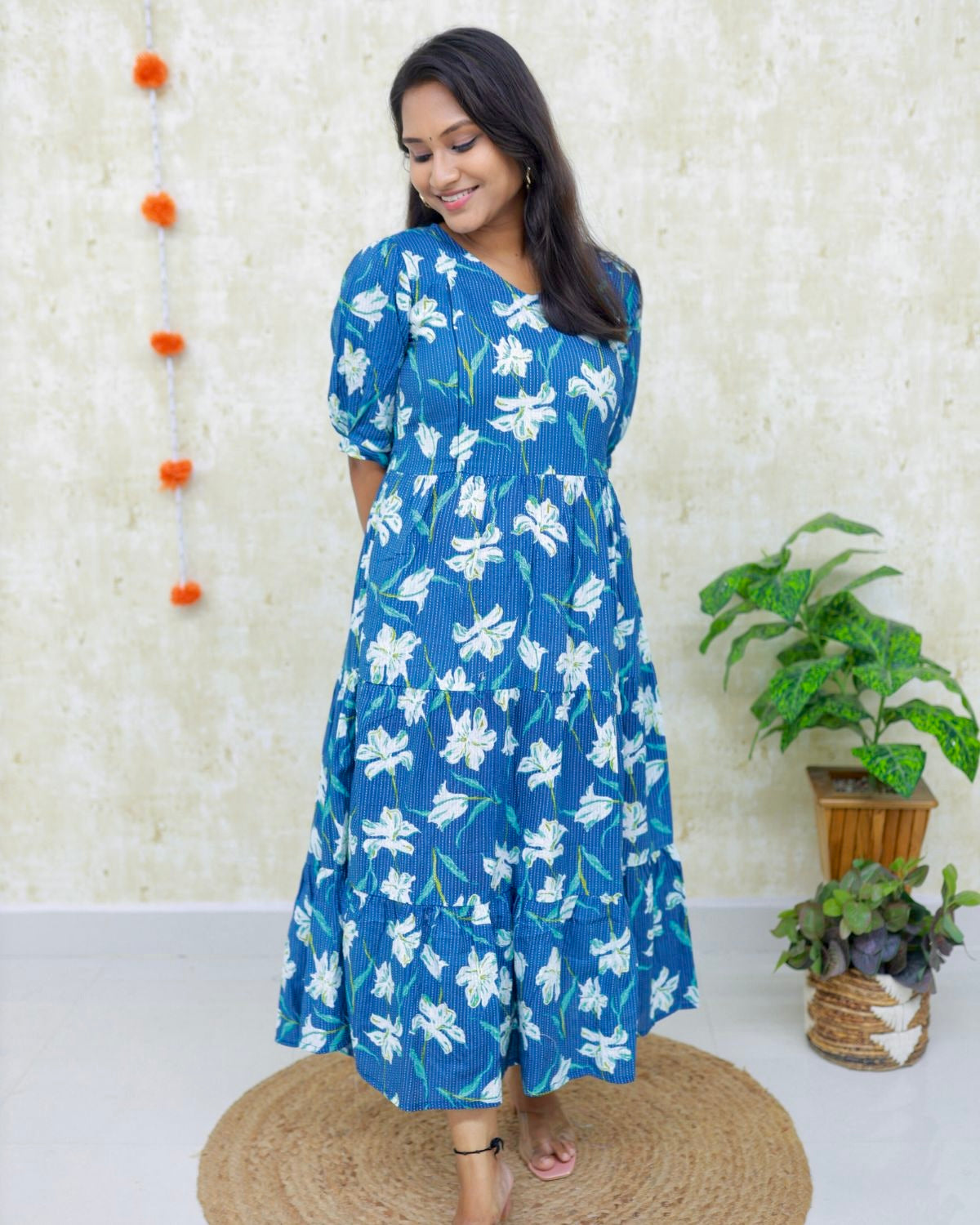 Gita | Maternity Katha Cotton Kurti