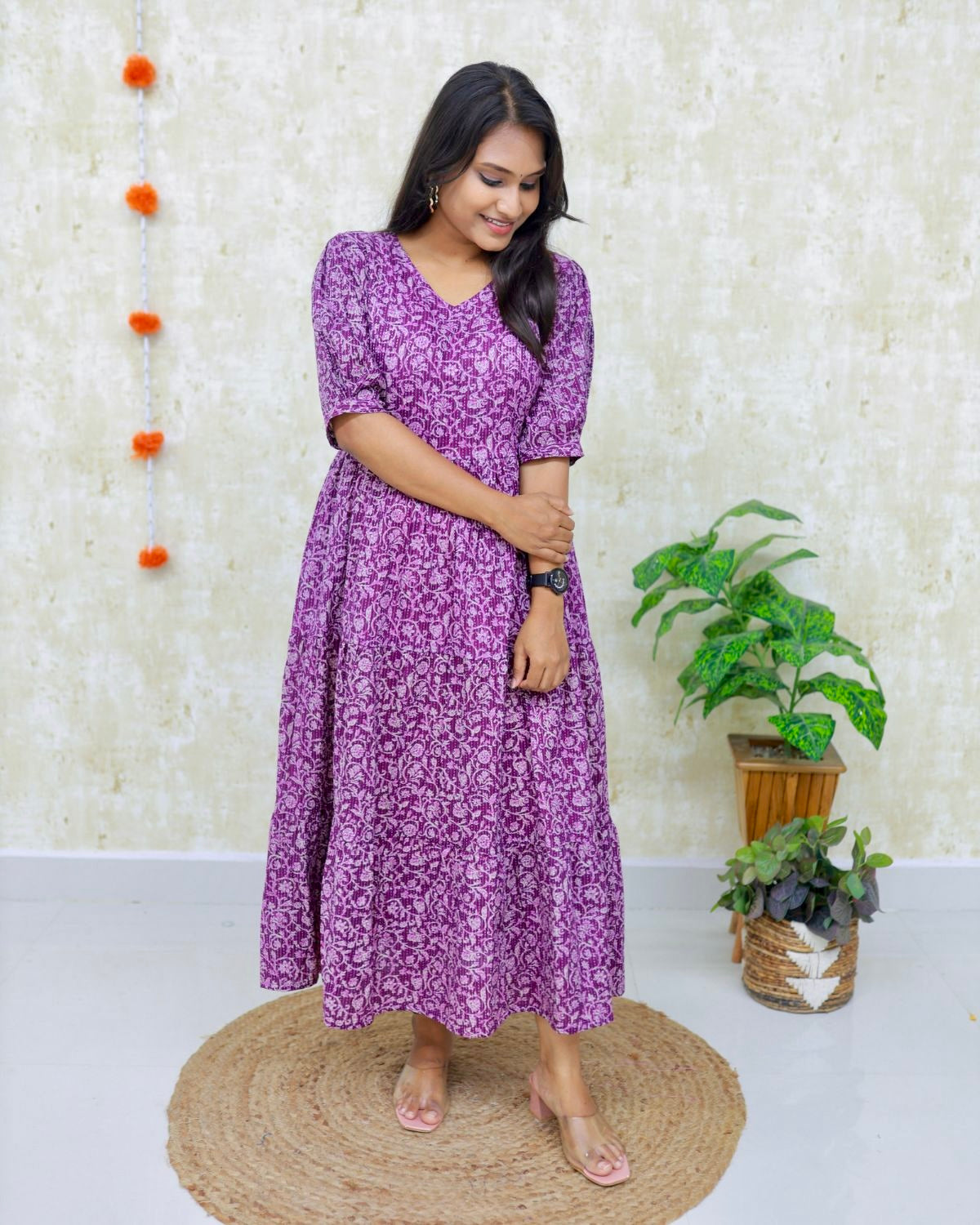 Rathi | Maternity Katha Cotton Kurti