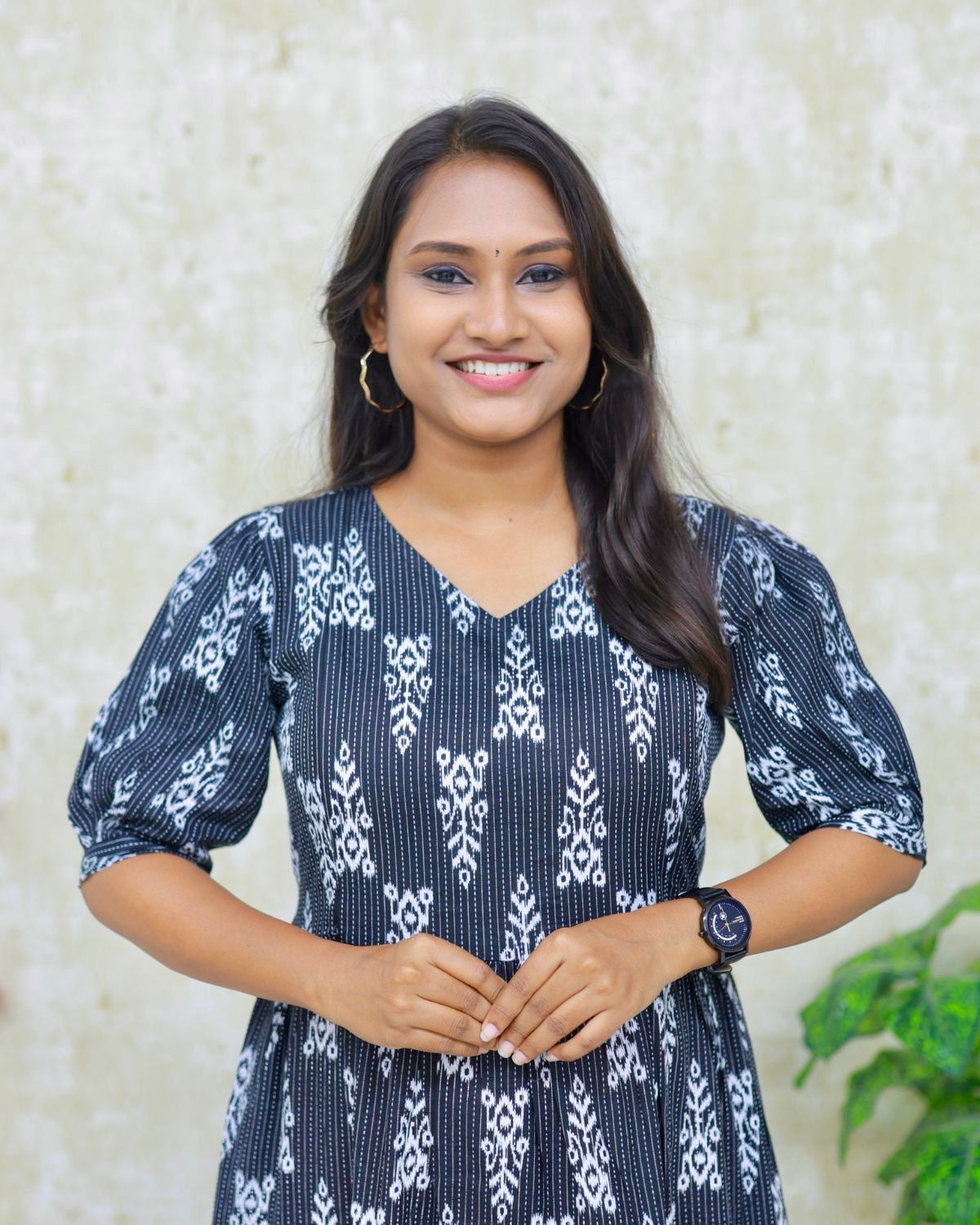 Iniya | Maternity Katha Cotton Kurti