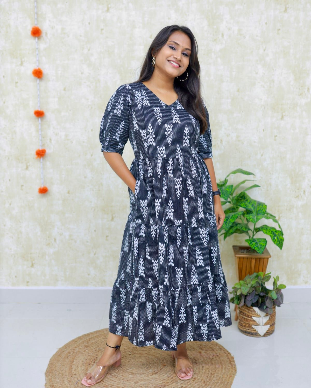 Iniya | Maternity Katha Cotton Kurti