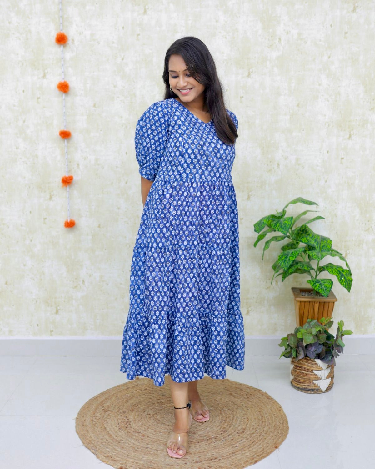 Navya | Maternity Katha Cotton Kurti